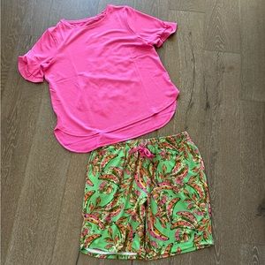 Comfort Code tee and shorts lounge set